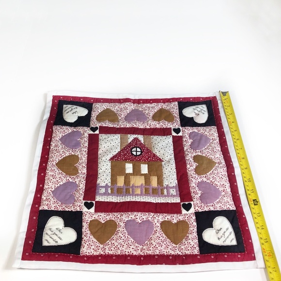 Printed Hanging Quilt Piece that says “When this you see remember me.” - Picture 4 of 6